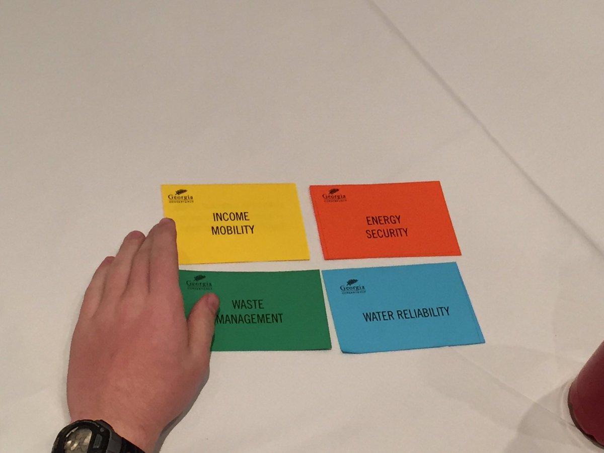 GenGreenATL's tweet photo. How do we prioritize with finite resources? #NextSouth https://t.co/w06ZynuNnr
