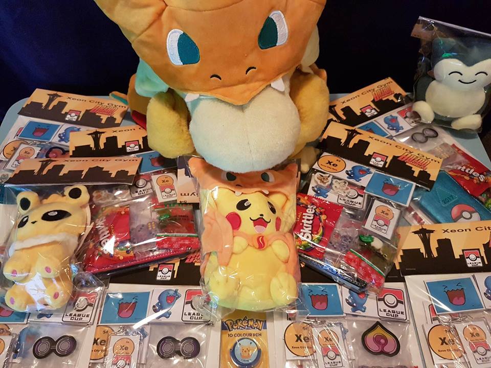 saratoga1's tweet photo. Less than 24 hours to go,  League Cup Goodie bags have  been approved by our resident Chariduck, who won't be attending! #PlayPokemon https://t.co/ZwBObeOedi