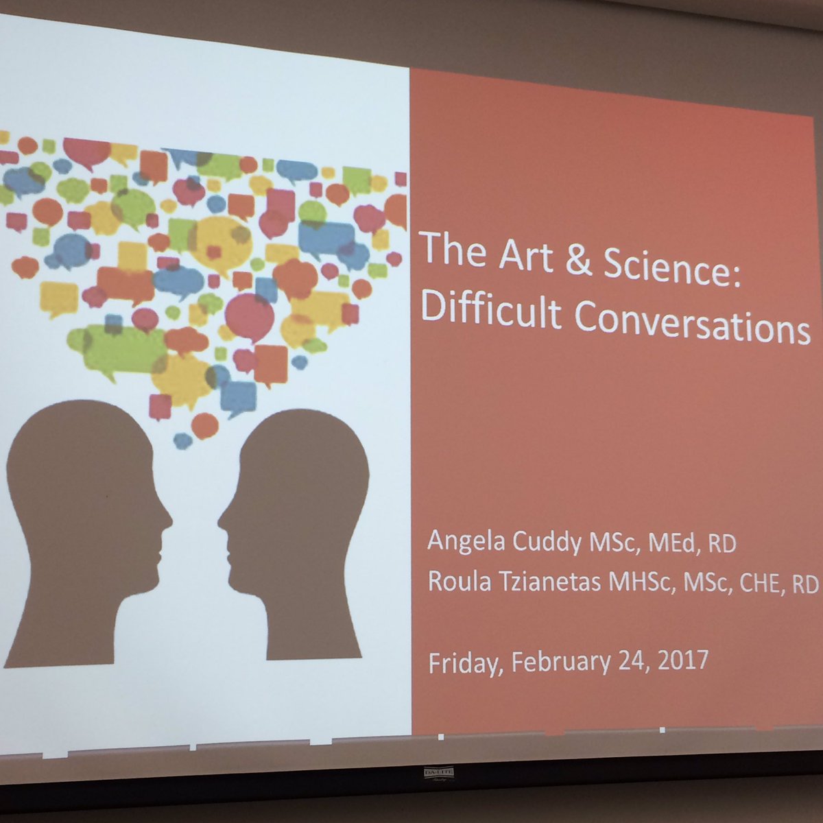 LuciaWeilerRD's tweet image. Excited to fine tune #difficultconversation skills to help others as a @dietitianscan professional