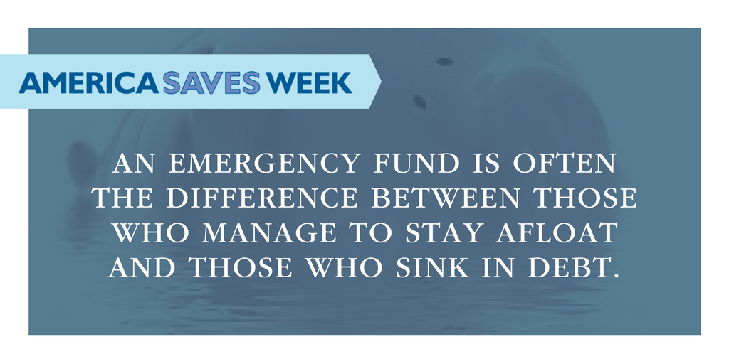 AmericaSaves's tweet photo. A2: If you only have 1, make it emergency savings. It can rescue you in a bind or jumpstart a goal: https://t.co/4BZDkuH33V #CFEDASW https://t.co/NH3NNrImQj