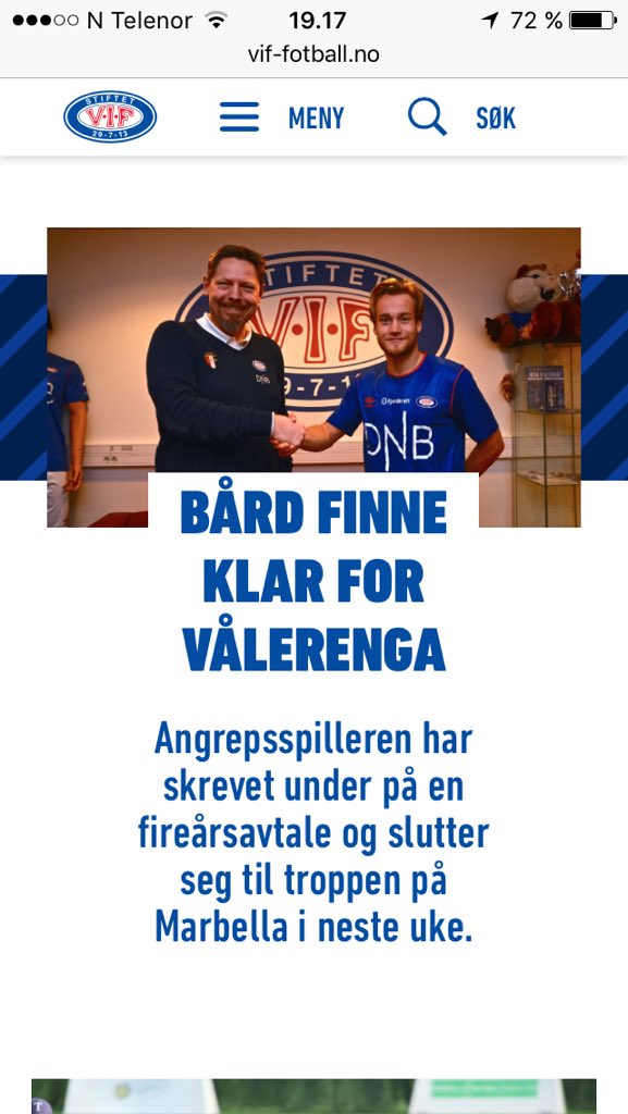 Velkommen, Bård!