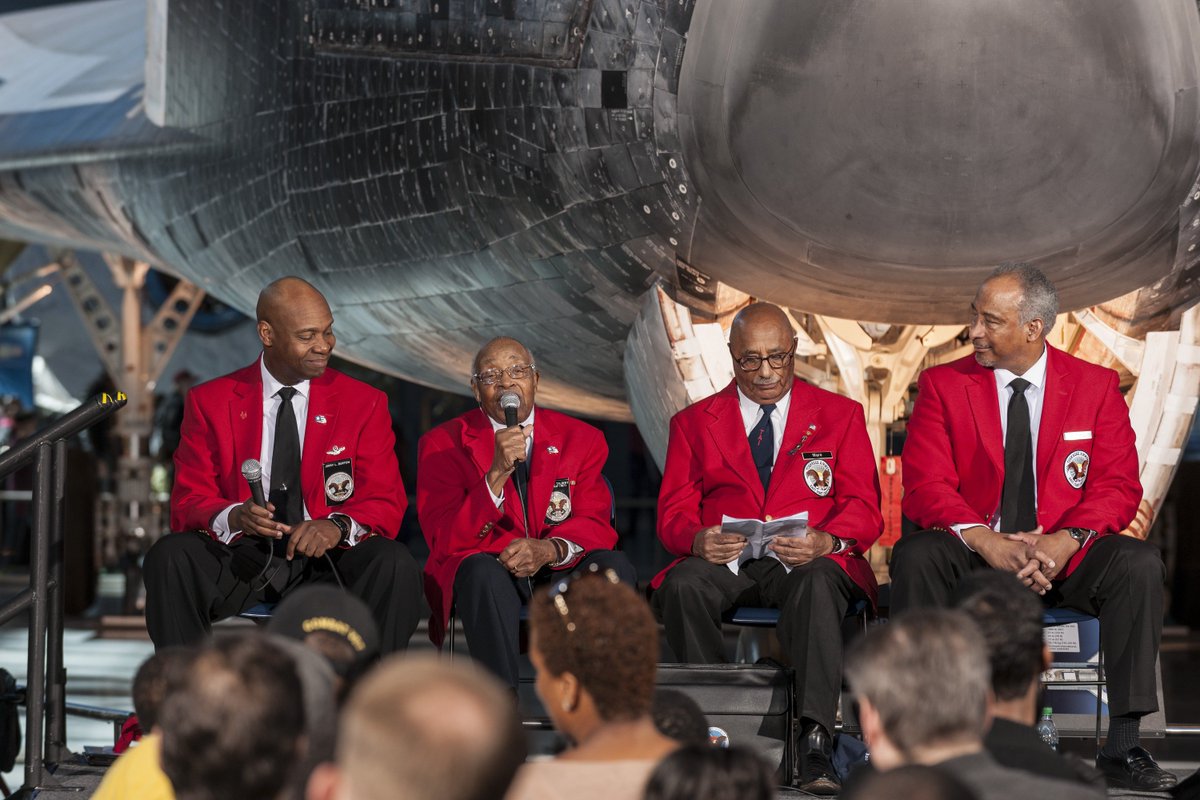 airandspace's tweet photo. Tomorrow! Hear from @NASA astronaut Stephanie Wilson and Tuskegee Airmen at  family day at Udvar-Hazy Center in VA: https://t.co/STQgb7dX9O https://t.co/C8N7jjqQmS