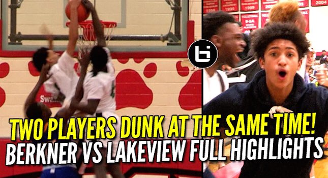 Teammates Dunk At The Same Time Who Gets The Points? Berkner vs Lakeview Centennial Full Highlights bit.ly/2lNH2zd