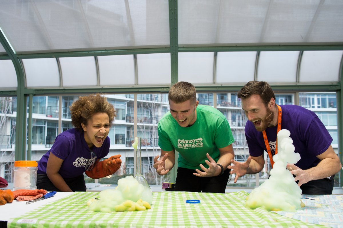 ScienceVenture's tweet image. Our #Staph are REALLY excited for some Interactive Science Fun today in the #DiscoverTectoria #CombustionChamber. See you there at 1,3 &amp;amp; 4