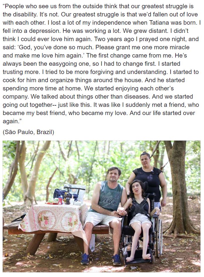 humansofny's tweet image. “People who see us from the outside think that our greatest struggle is the disability. It’s not. Our greatest struggle is that..."