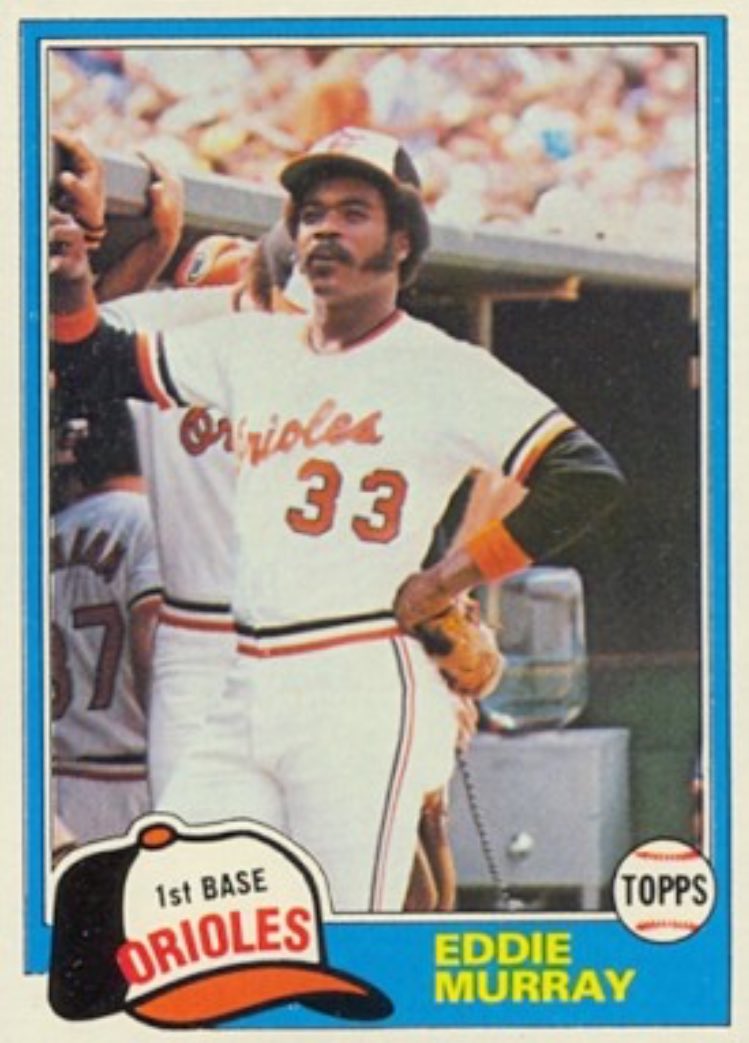 Happy Birthday to one of my absolute favorite players when I was a kid. The great Eddie Murray.    