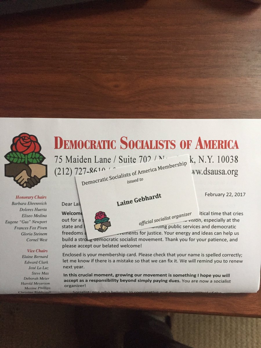 bikelaine's tweet photo. It's official. #dsatakeover @girlziplocked @LarryWebsite @DemSocialists @BoulderDSA https://t.co/E0Dno0zwX1