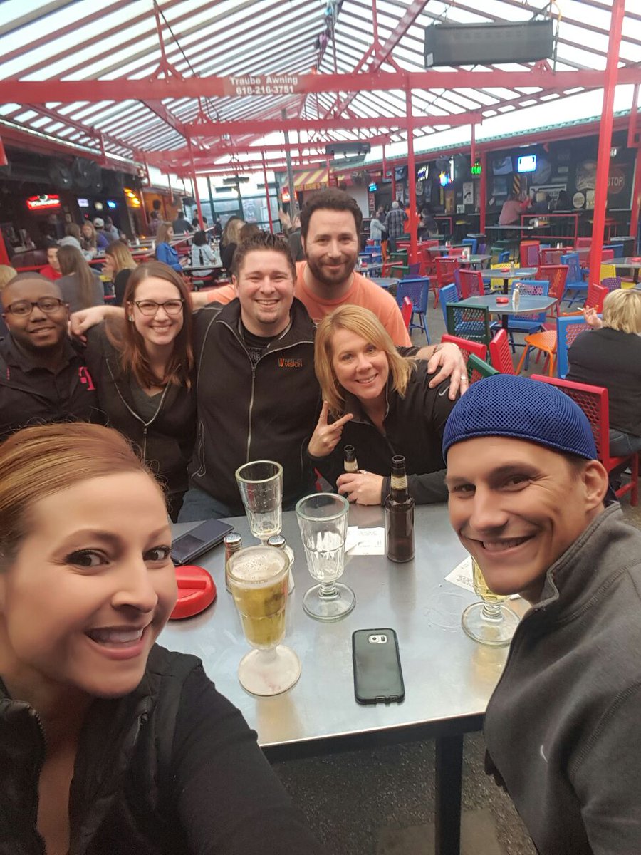 Great time hanging out with the huSTLe DMs on Matt's last day in the lou. We will miss u Matty. Tear it up in #cbuswv.