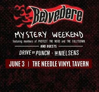 drivebypunch's tweet photo. Check it out! This should be fun! June 3 @theneedleyeg with #belvedere #mysteryweekend and #thenielsens. Come party! #yegmusic https://t.co/pjkrCRgqw2