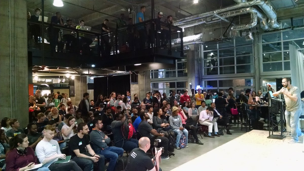 MARTAservice's tweet photo. Great turnout for the #MARTAhack at @SandboxATL #MARTAtech https://t.co/c95yQOdspG