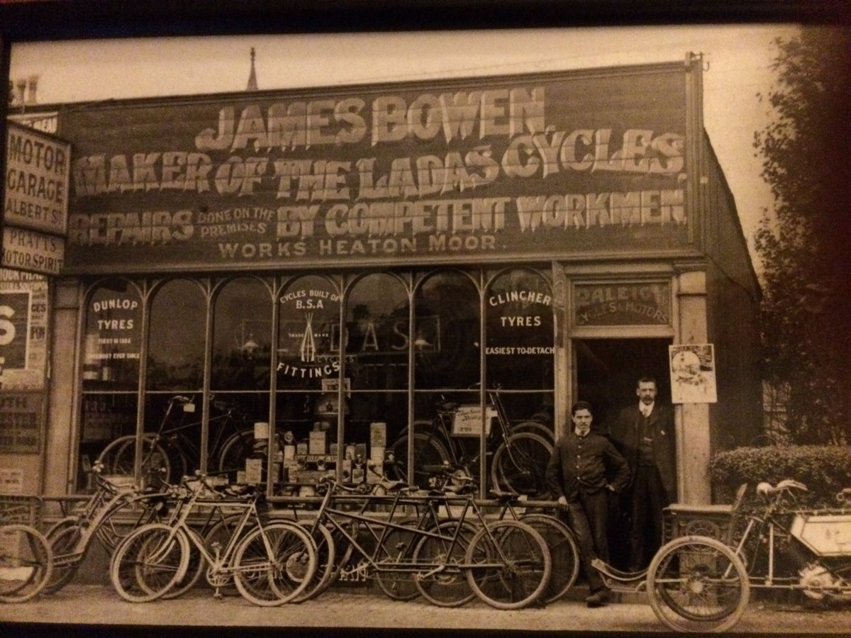 BicycleRemedies's tweet photo. Circa 1900 Heaton moor, stockport, my great uncle. #vintagebicycle#gold-dust#bicycleshop https://t.co/gjLLkXaacD