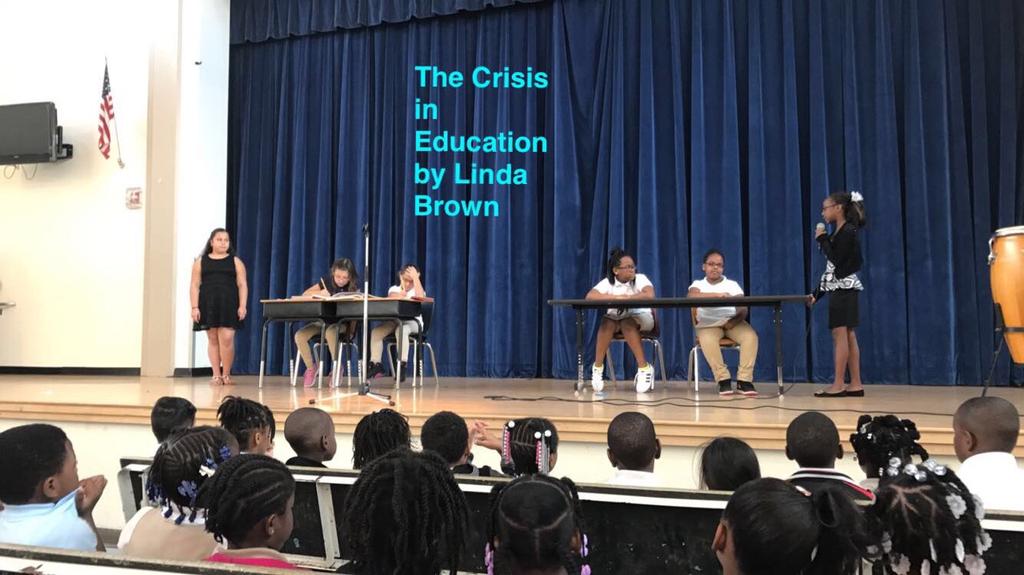 arch_creek's tweet photo. Arch Creek Elementary celebrating black history month showcasing Crisis in Education @NROSup @MiamiSup @ValtenaBrown @MDCPSNorth https://t.co/GU00WwG5nO
