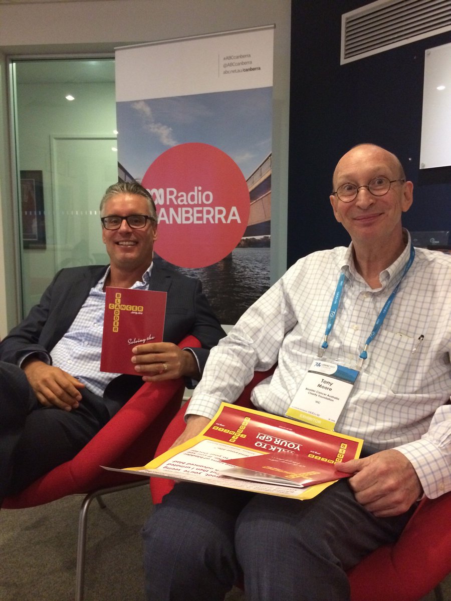 USANZ (@usanzurology) on Twitter photo Tony Moore & <a href="/lawrentschuk/">Nathan Lawrentschuk</a> waiting for their <a href="/abccanberra/">ABC Canberra</a> interview to discuss bladder cancer #usanz17 @ABChealthonline @ABCRadio Tony Moore & <a href="/lawrentschuk/">Nathan Lawrentschuk</a> waiting for their <a href="/abccanberra/">ABC Canberra</a> interview to discuss bladder cancer #usanz17 @ABChealthonline @ABCRadio