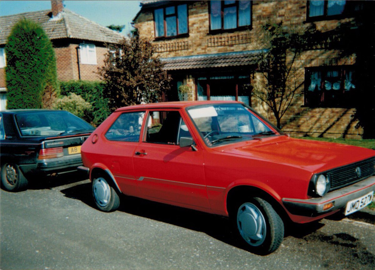 Wow, just found this old pic from the loft. My first car when I was 15yo. What a beauty!!! #vw #vwpolo #volkswagen #polo #firstcar
