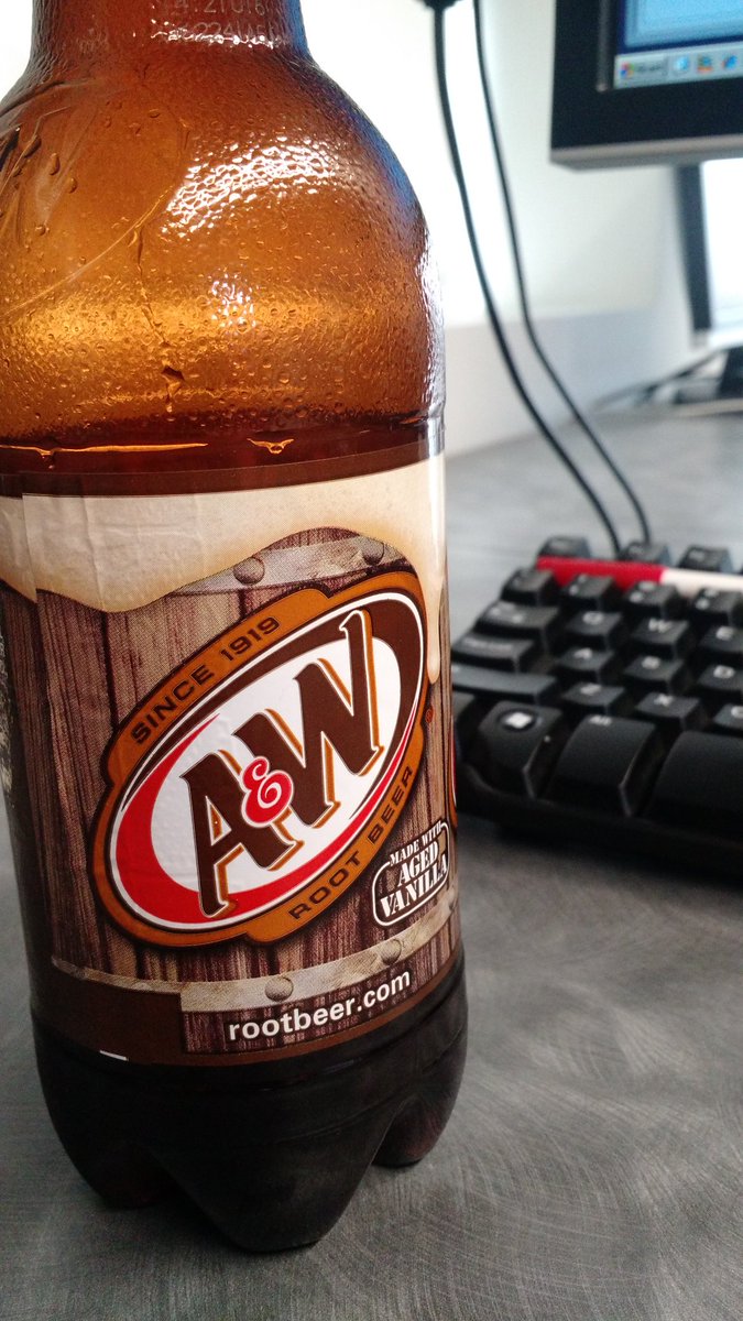 I feel the need to confess. At work, I've been nursing this 1 root beer for 2 wks.