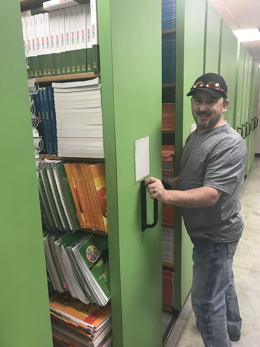 usd259libraries's tweet photo. Behind-the-scenes work at Library Media and Textbook Services. How do the books get from place to place? How do the orders get completed? https://t.co/MD1zIQd3SM