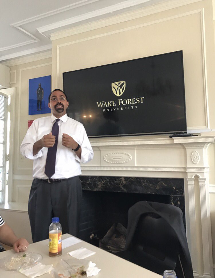 tulburtnation's tweet photo. Thanks to former Sec. of Ed @JohnKingatED for an amazing discussion on public education!  @WFU_Education https://t.co/9InBKZgMuS