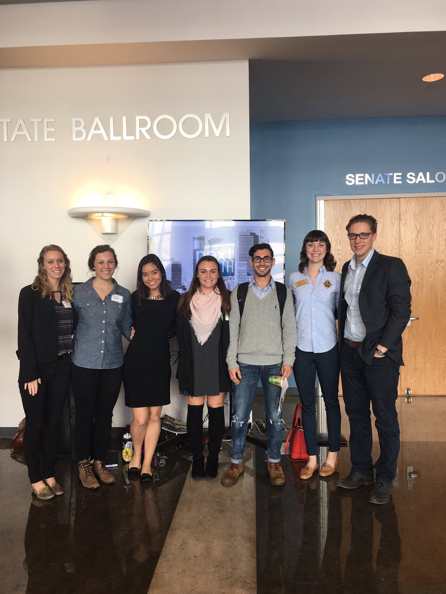 GCGoGreen's tweet photo. Georgia College students made a strong showing at the #NextSouth #Sustainability conference &amp; career fair in Atlanta today. https://t.co/sd0vnzDRXh