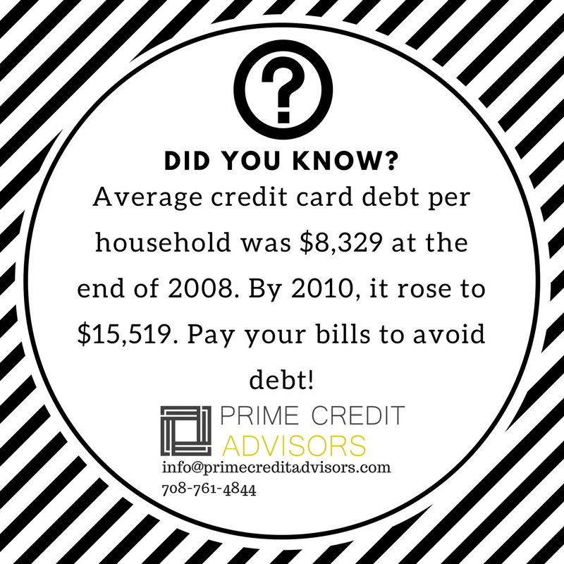 PrimeCreditAdv's tweet photo. Household Credit Card Debt is growing rapidly! Keep your balances low and don't contribute to the rise. #PrimeCreditAdvisors #WeeklyFunFacts https://t.co/qav2gTgElF