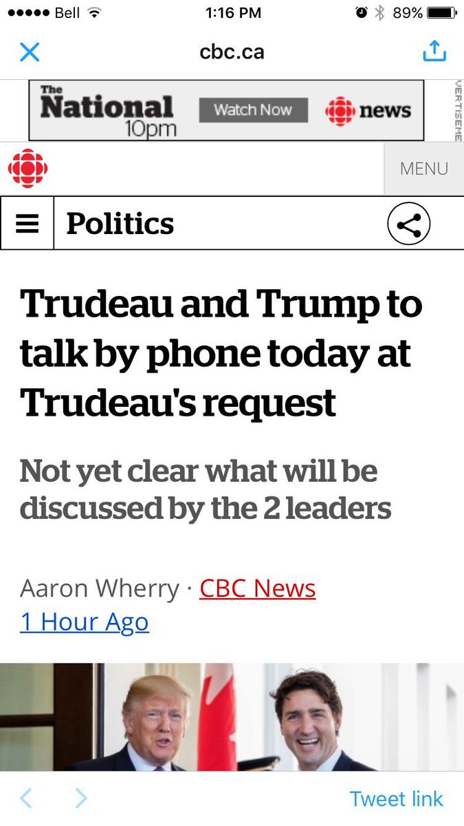 CutCBC's tweet photo. #JOETRUDEAU BEGGED FOR PHONE CALL, #lyingCBC LABELS IT "DOMINANT" https://t.co/G9HqWuX2f3
