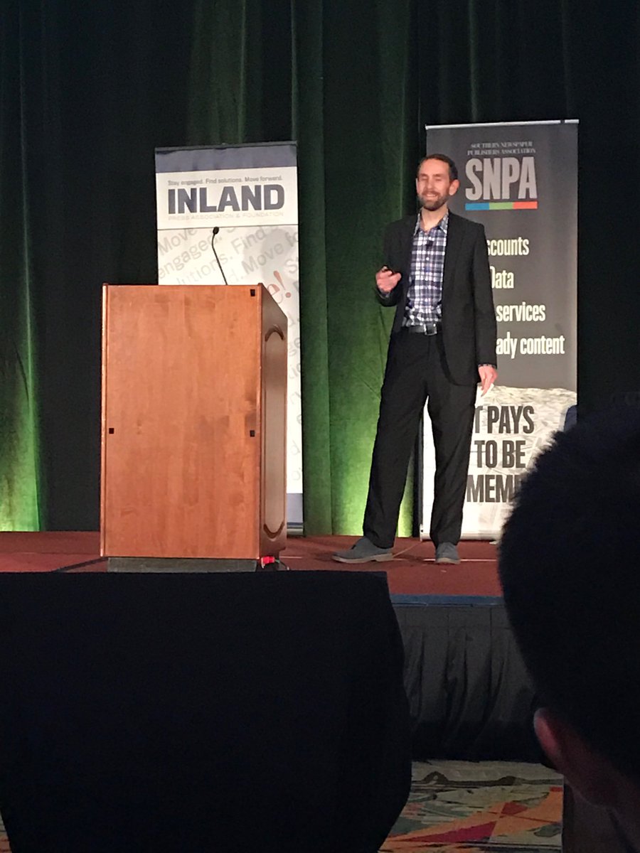 calkinsdigital's tweet photo. Calkins Media's Mike Jameson and @JakeVolcsko talking OTT strategy at #2017MegaConf https://t.co/R6N3GvoxZa