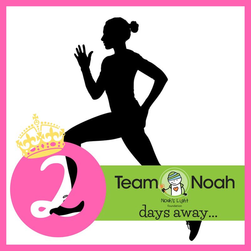 Is Team Noah almost ready?! Get pumped up, it's almost running time! Favorite this if you're cheering on a friend in the race!
