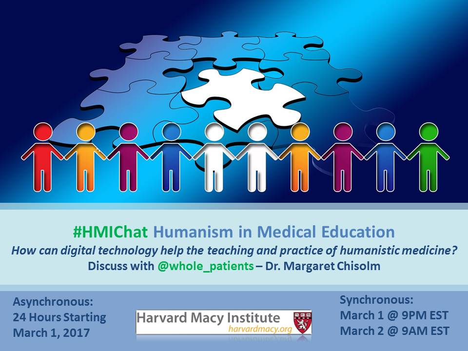 Don't miss next week's #hmichat w/ @whole_patients on Humanism in Medicine #meded - starts March 1 9p! Check out: ncbi.nlm.nih.gov/pubmed/17971686