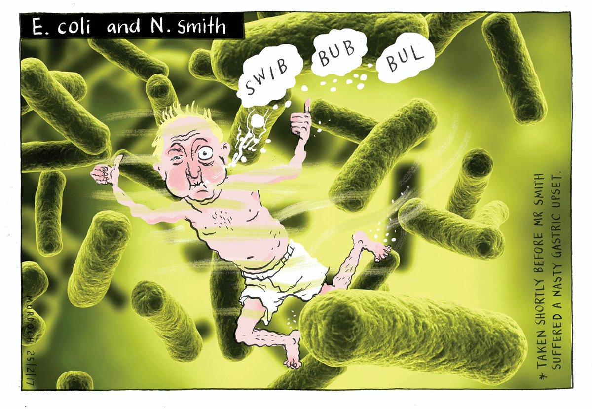 We're going 2 make our #rivers swimmable by redefining #swimmable. Swib bub bul. My <a href="/PressNewsroom/">The Press Newsroom</a> #cartoon #nzpol #environment #water