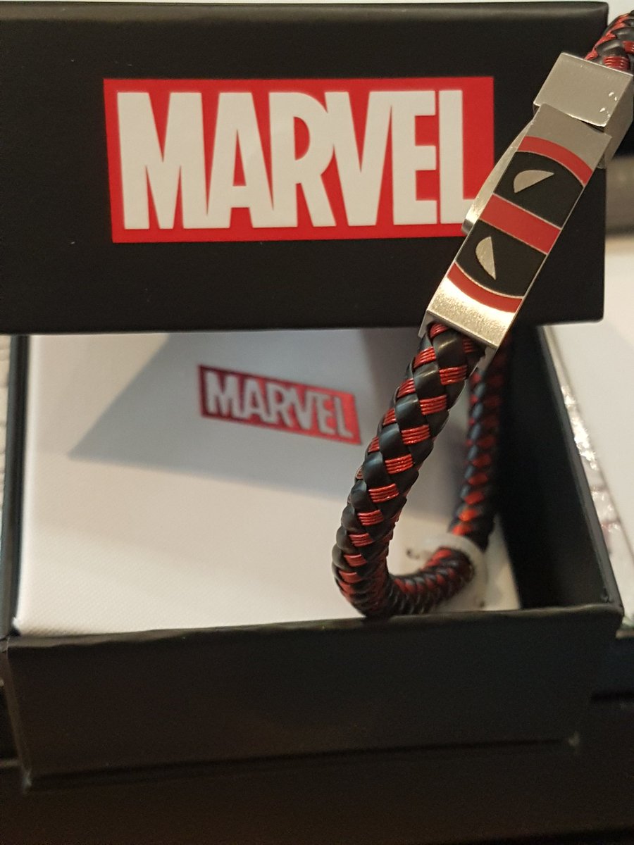 MovingPicDevon's tweet photo. New #marvel #deadpool jewellery available in store and online https://t.co/R3IyqQLO4z