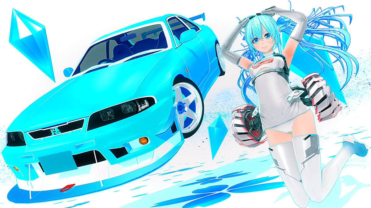 三九二 ミクニ レーシングミクを壁紙風に Cm3d2 カスタムメイド3d2