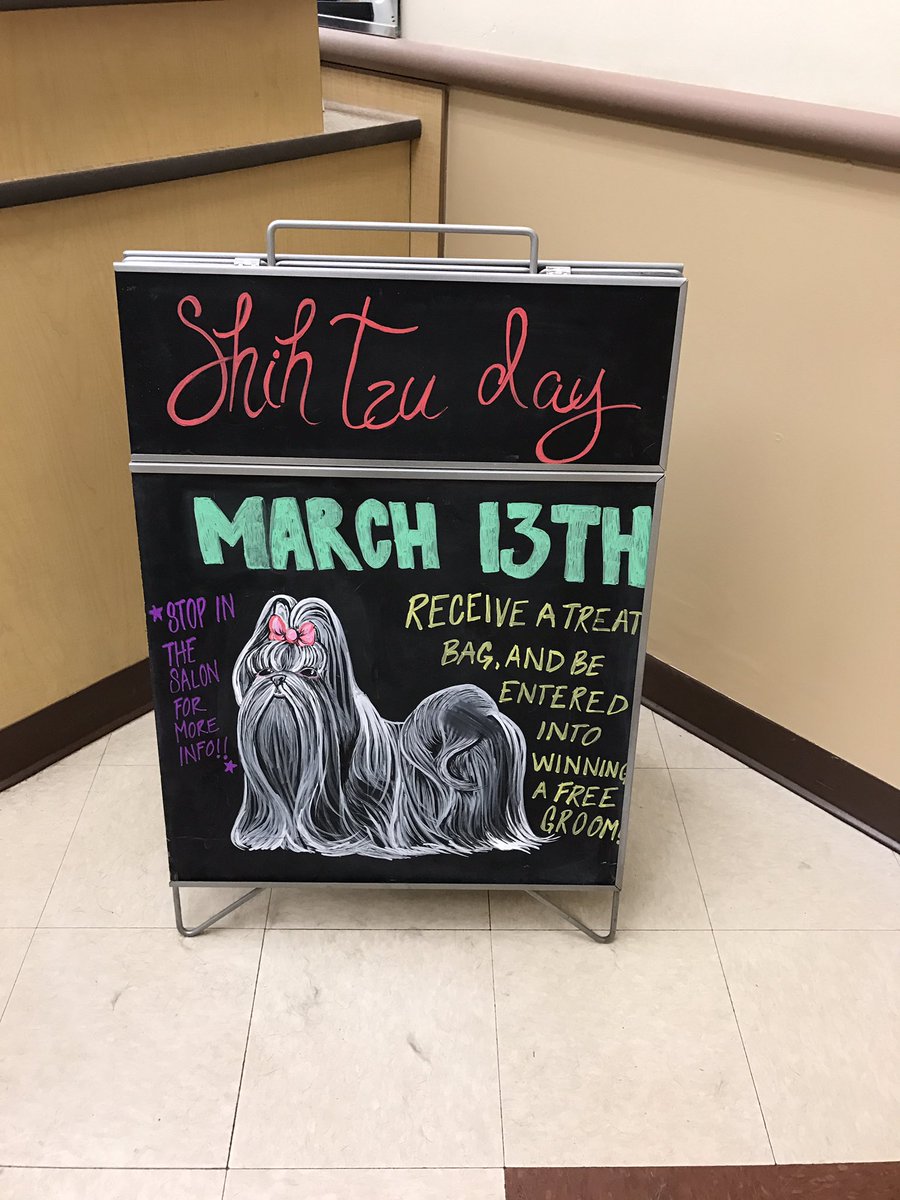 We have such talented artists at the #Pittsburgh Mills! They are ready to beautify your Shih Tzus! Book your appointment today!
