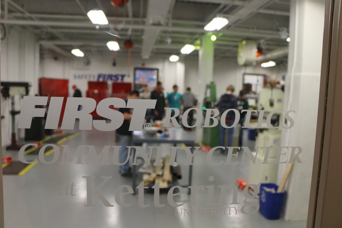 KetteringU's tweet photo. The Kettering FIRST Robotics Community Center will be busy this weekend leading up to @FIRSTweets District competitions March 4 &amp; March 11 https://t.co/zoyxPVlseR