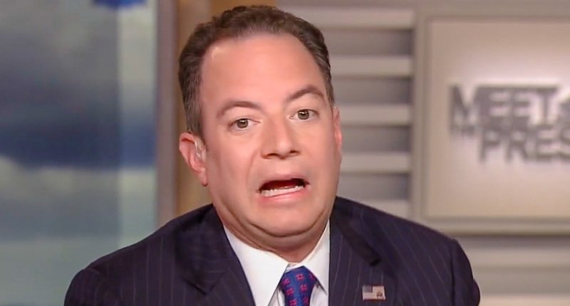 ThePress's tweet photo. Summary: FBI leaks on @POTUS, @Reince Priebus cleans up. #leakgate https://t.co/AuwXY9m1lx