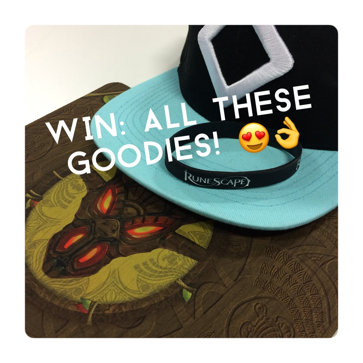 RuneScape's tweet image. #FreeStuffFriday time! 💰

It’s your chance to win some awesome RS goodies.

Just RT and follow to enter!  👍

Winners announced Monday. Go!