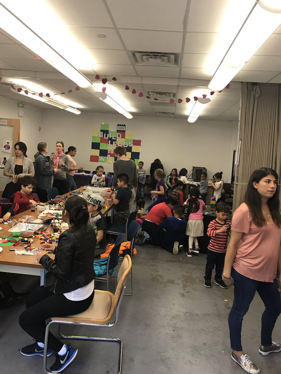 marializardo's tweet photo. This is what a community looks like when you build Legos & not walls #NoBanNoWall #BuildLegosNotWalls @NMICnyc https://t.co/7JkVSIKDdu