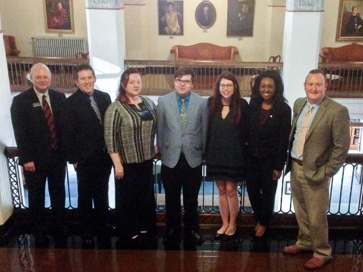 murraystcoehs's tweet photo. Five @MurrayStatePSE students attended today's quarterly meeting of the MSU Board of Regents with Dean David Whaley and Dr. Ben Littlepage. https://t.co/4131KM0Cs8
