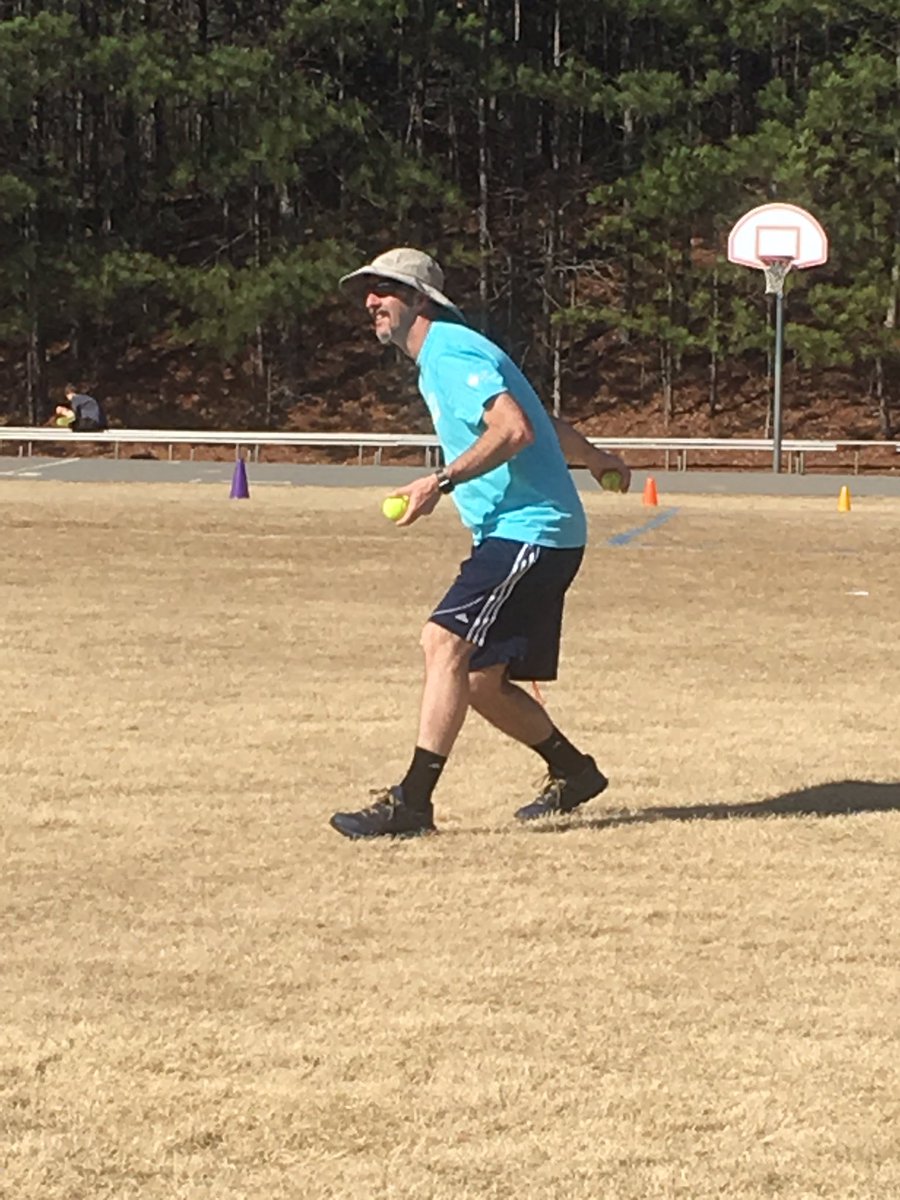 Coach_Steyn's tweet photo. Love to see teachers being kids! @American_Heart #TheGreatReplay https://t.co/Hqqz6hrMZE