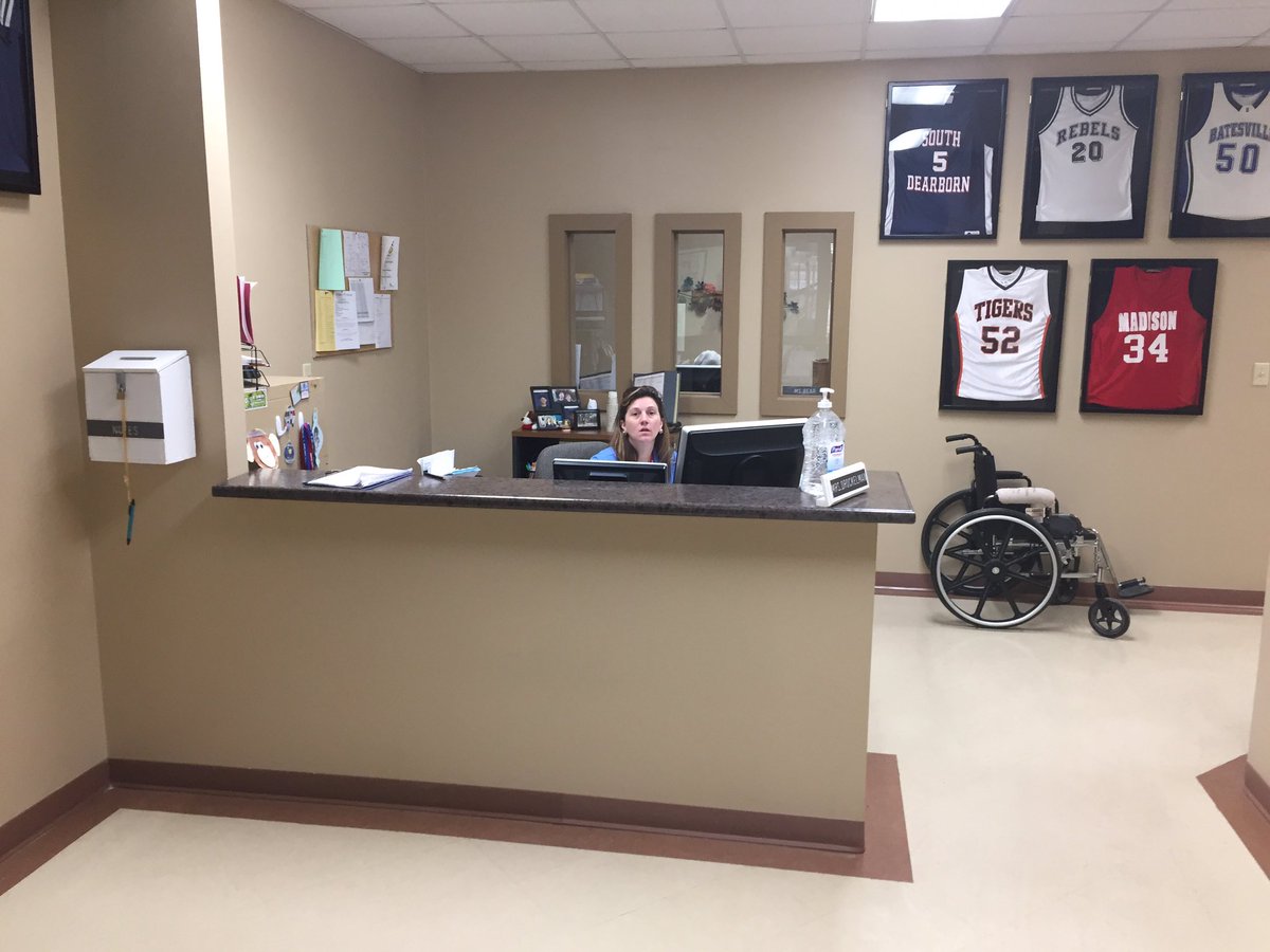 scareercenter's tweet photo. Mrs. Drockelman one of the many members of our staff always supporting our students. https://t.co/6xrjcR86vq