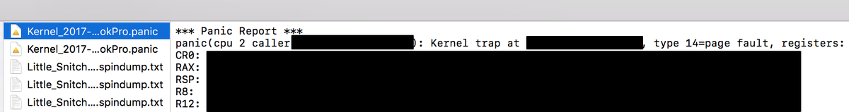 patrickwardle's tweet photo. hash of user-mode binary that triggers kernel panic on fully patched macOS Sierra box: 74a5db03d942274f23709898d9a1cd7eef309c0f 🤐 😈 https://t.co/V2MKKku7GC