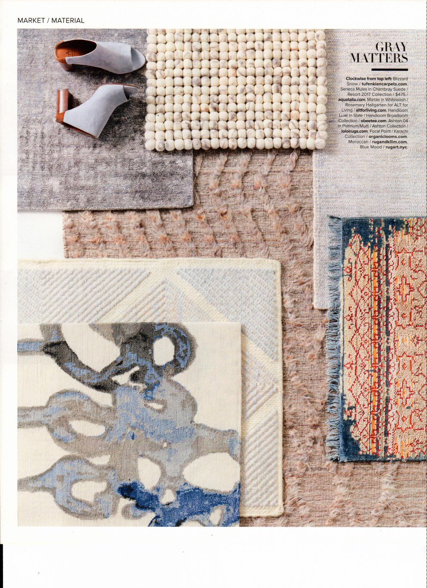OrganicLooms's tweet photo. Thanks @luxemag for featuring our rug "Focal Point" from the Karachi Collection!
https://t.co/SztE3ACGkn https://t.co/QcDa3yWN0a