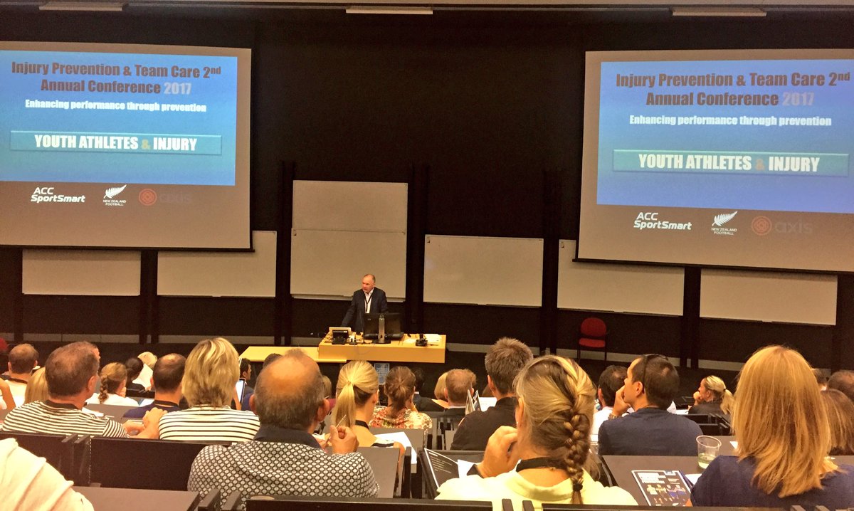 Delighted to be attending the Injury Prevention &amp; Team Care 2nd Annual Conference <a href="/AucklandUni/">University of Auckland | Waipapa Taumata Rau</a>. Youth Athletes &amp; Injury on the agenda.