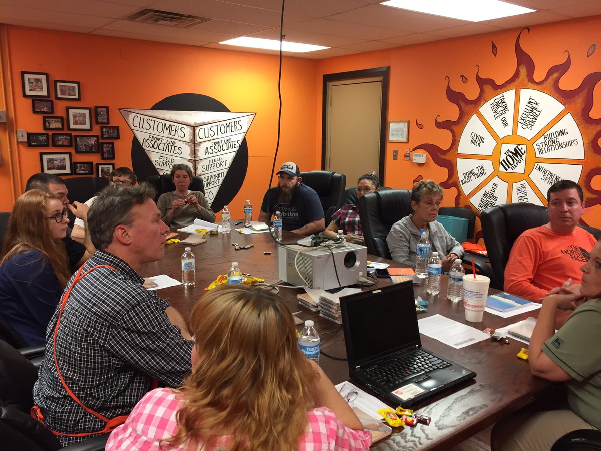 Great group of new associates in orientation! 11 excited new hires engaged and ready to go! <a href="/Hectdominguez/">Hector Dominguez</a> <a href="/BobbyBoaenTHD/">Bobby Boaen</a> #3625 #3645