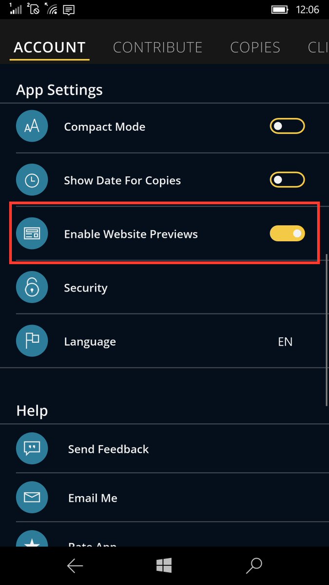 copyspaceapp's tweet image. DYK? Enable website preview to get a quick glance at your copied links. Try it on Windows first! Coming to other platforms soon.