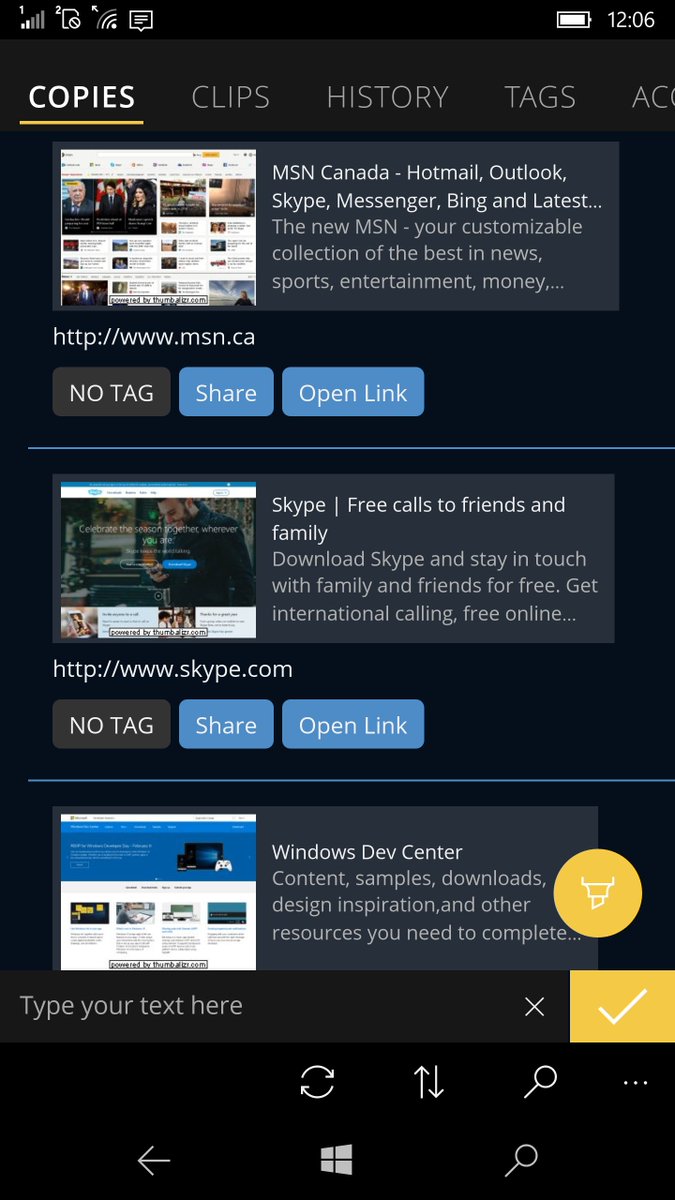 copyspaceapp's tweet image. DYK? Enable website preview to get a quick glance at your copied links. Try it on Windows first! Coming to other platforms soon.