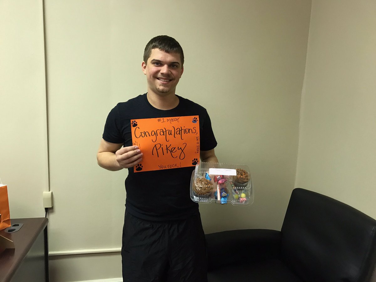 UPIKE_Success's tweet photo. We felt the #UPIKESpirit today. Even though Brady is sick with flu there was no hesitation when we asked for help for #MSCMascot challenge https://t.co/aQ8L2nKSEg