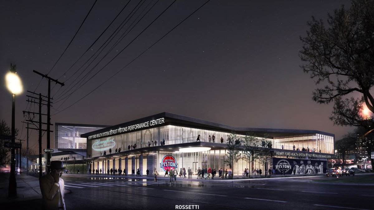 DetroitPistons's tweet photo. Today, we are announcing plans for the Henry Ford - Detroit Pistons Performance Center! #DetroitProud @HenryFordNews https://t.co/3bs6QAIETZ