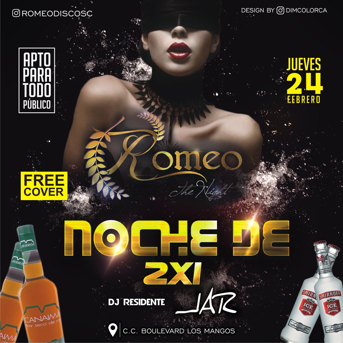 romeodiscosc's tweet photo. Preparados ? Nos vemos esta noche  #SanCristóbal #Party #Carnaval #2x1 https://t.co/yJyWR2mkoD