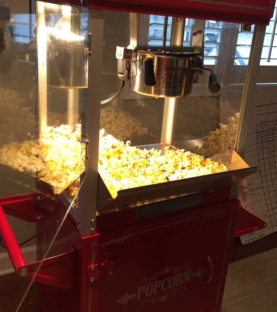 We can pop it like it's hot anywhere, anytime. #justaddbutter #popcorn