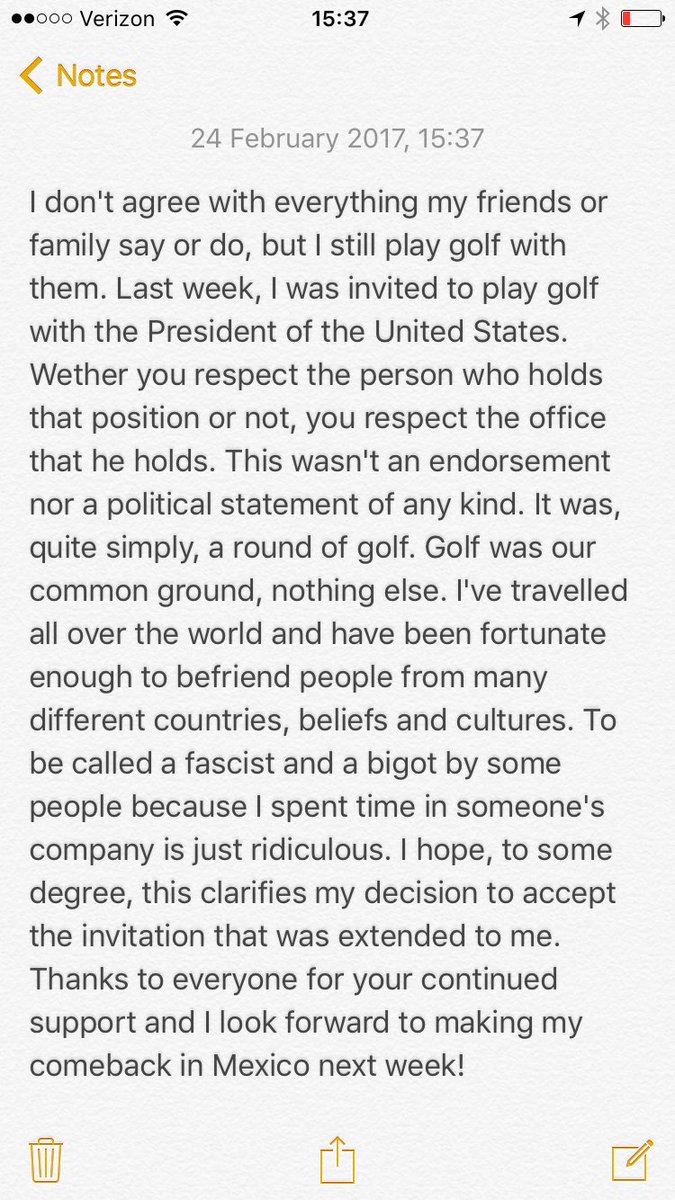 Rory McIlroy (@mcilroyrory) on Twitter photo 