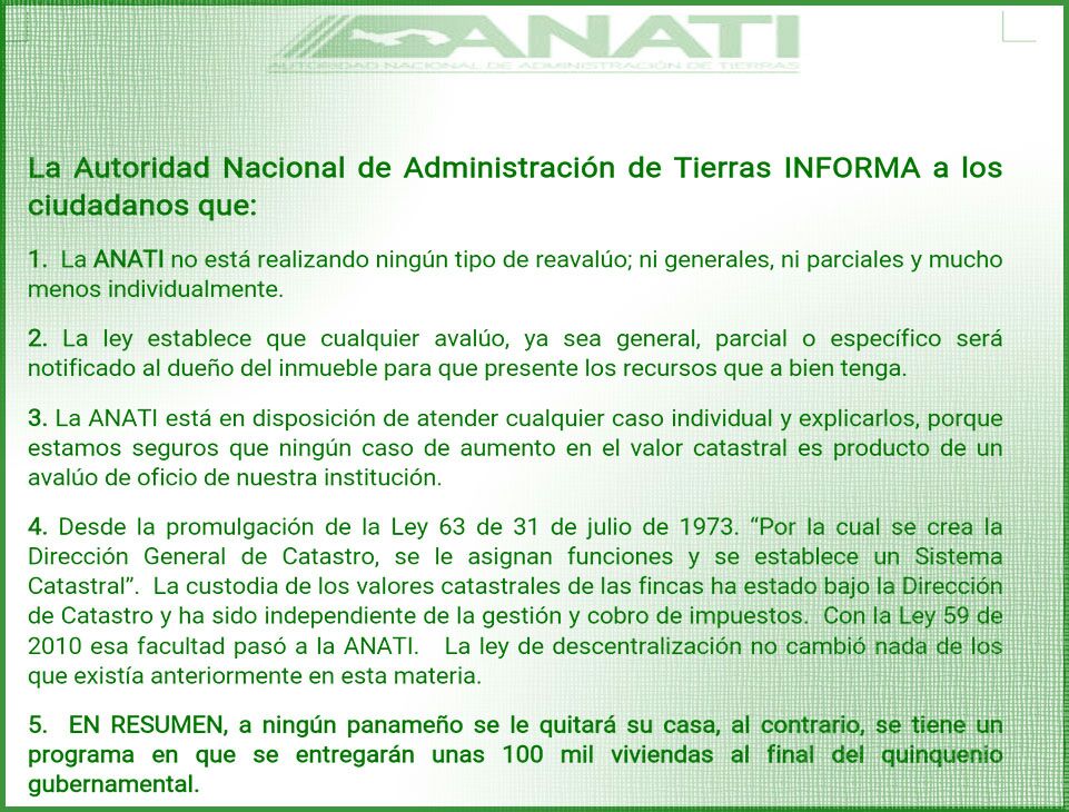 #Anati_Informa: Un avalúo es la estimación del valor comercial de un inmueble.